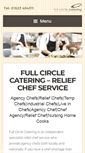 Mobile Screenshot of fullcirclecatering.co.uk