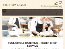 Tablet Screenshot of fullcirclecatering.co.uk